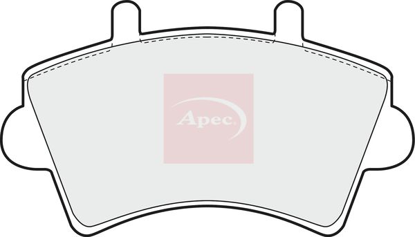 Apec PAD1204 Brake Pad Set, disc brake - 1