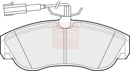 Apec PAD1206 Brake Pad Set, disc brake - 1