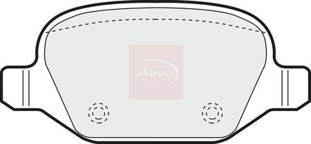 Apec PAD1209 Brake Pad Set, disc brake - 1