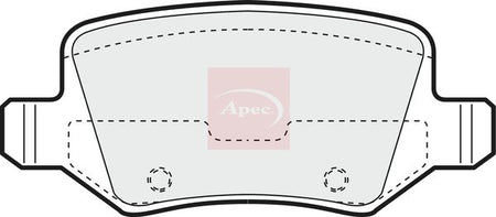 Apec PAD1214 Brake Pad Set, disc brake - 1