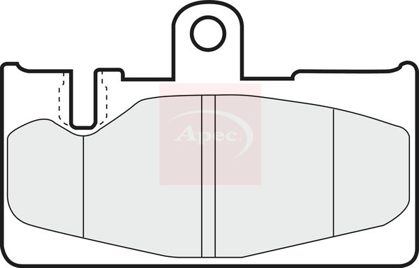 Apec PAD1217 Brake Pad Set, disc brake - 1