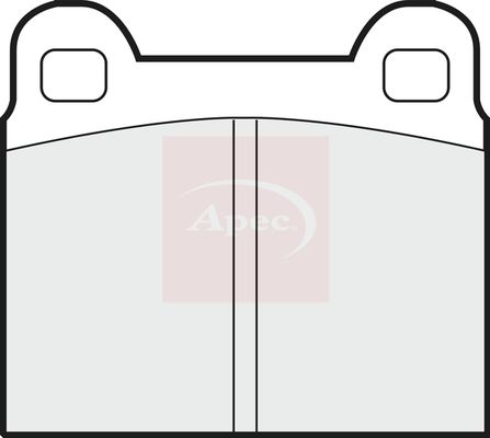Apec PAD121 Brake Pad Set, disc brake - 1