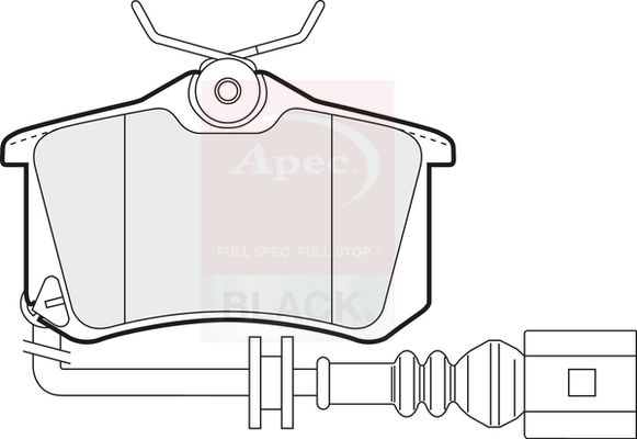 Apec PAD1220B Brake Pad Set, disc brake - 1
