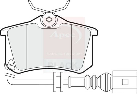 Apec PAD1220B Brake Pad Set, disc brake - 1