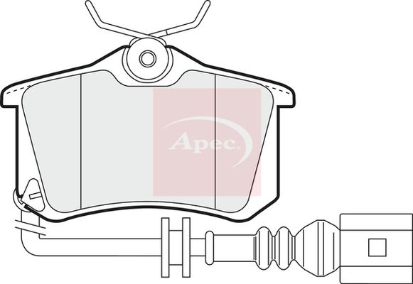Apec PAD1220 Brake Pad Set, disc brake - 1