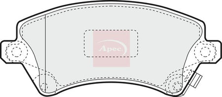 Apec PAD1223 Brake Pad Set, disc brake - 1