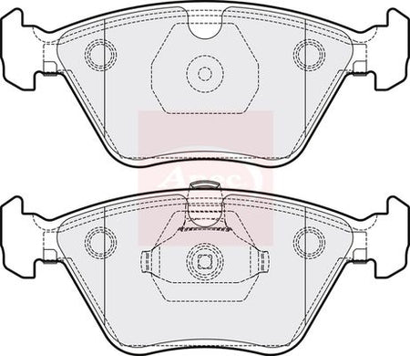 Apec PAD1225 Brake Pad Set, disc brake - 1