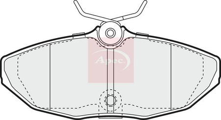 Apec PAD1226 Brake Pad Set, disc brake - 1