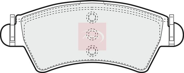 Apec PAD1231 Brake Pad Set, disc brake - 1