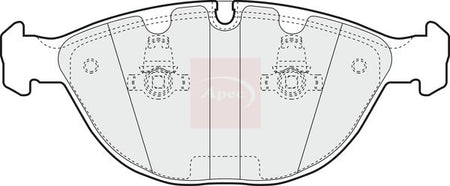 Apec PAD1232 Brake Pad Set, disc brake - 1