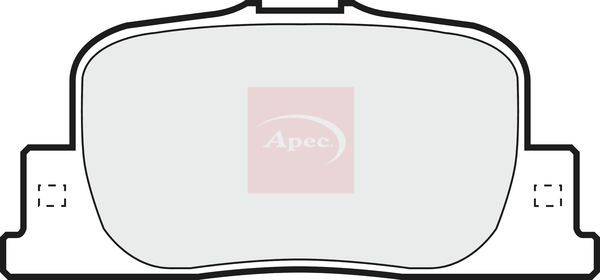 Apec PAD1235 Brake Pad Set, disc brake - 1