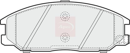 Apec PAD1237 Brake Pad Set, disc brake - 1