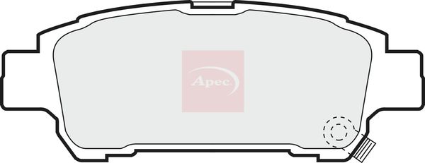 Apec PAD1238 Brake Pad Set, disc brake - 1