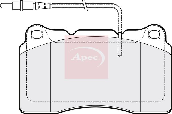 Apec PAD1241 Brake Pad Set, disc brake - 1