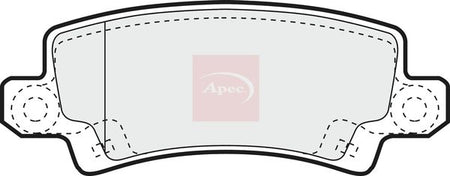 Apec PAD1243 Brake Pad Set, disc brake - 1