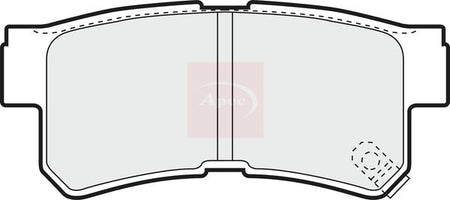 Apec PAD1245 Brake Pad Set, disc brake - 1
