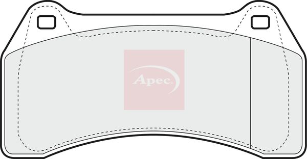 Apec PAD1246 Brake Pad Set, disc brake - 1