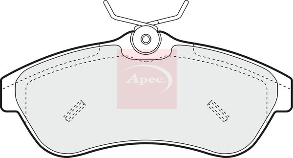 Apec PAD1250 Brake Pad Set, disc brake - 1