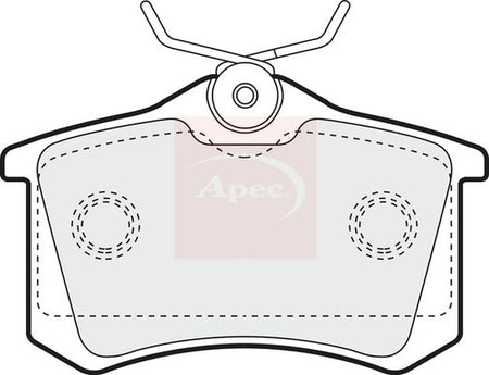 Apec PAD1256 Brake Pad Set, disc brake - 1