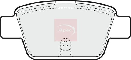 Apec PAD1260 Brake Pad Set, disc brake - 1