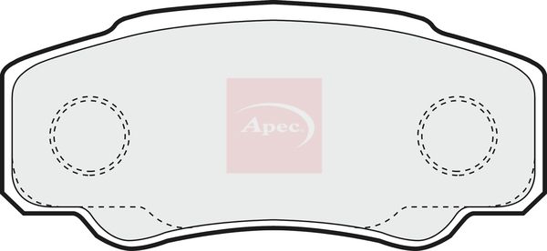 Apec PAD1261 Brake Pad Set, disc brake - 1