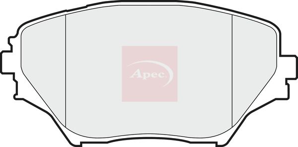 Apec PAD1262 Brake Pad Set, disc brake - 1