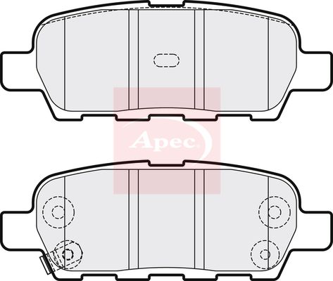 Apec PAD1264 Brake Pad Set, disc brake - 1