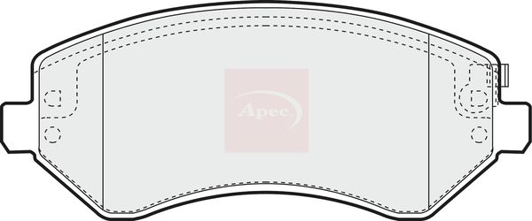Apec PAD1267 Brake Pad Set, disc brake - 1