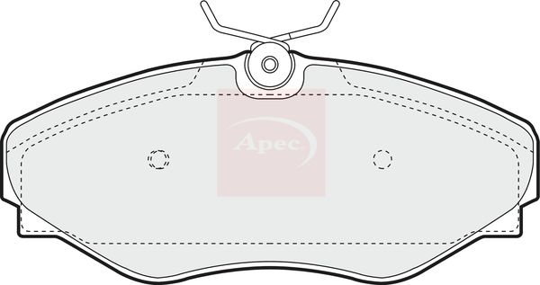 Apec PAD1272 Brake Pad Set, disc brake - 1