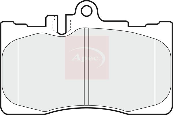 Apec PAD1273 Brake Pad Set, disc brake - 1