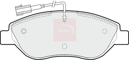 Apec PAD1275 Brake Pad Set, disc brake - 1