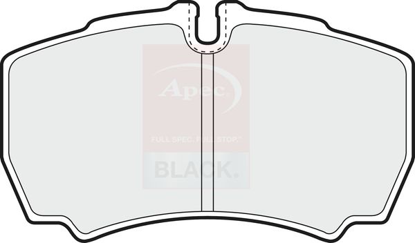 Apec PAD1277B Brake Pad Set, disc brake - 1