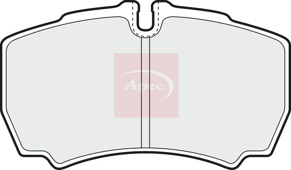 Apec PAD1277 Brake Pad Set, disc brake - 1