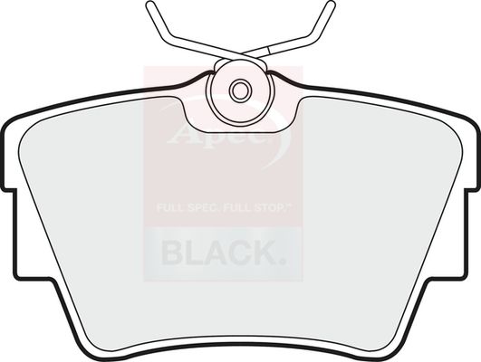 Apec PAD1279B Brake Pad Set, disc brake - 1