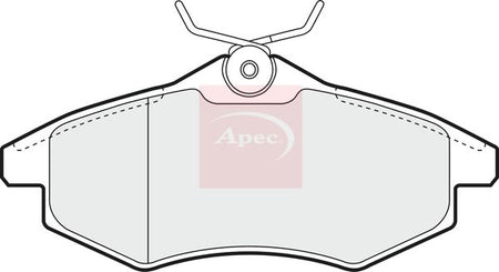 Apec PAD1289 Brake Pad Set, disc brake - 1