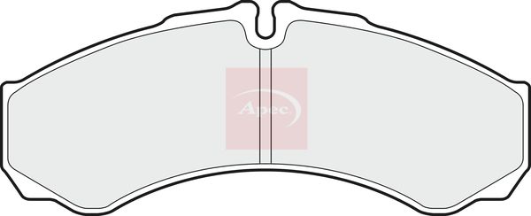 Apec PAD1292 Brake Pad Set, disc brake - 1