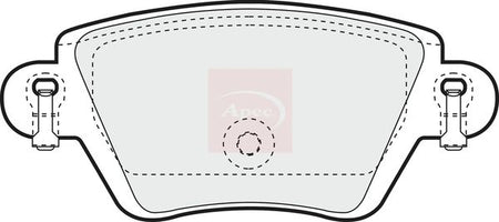 Apec PAD1295 Brake Pad Set, disc brake - 1