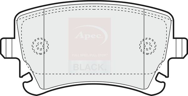 Apec PAD1298B Brake Pad Set, disc brake - 1