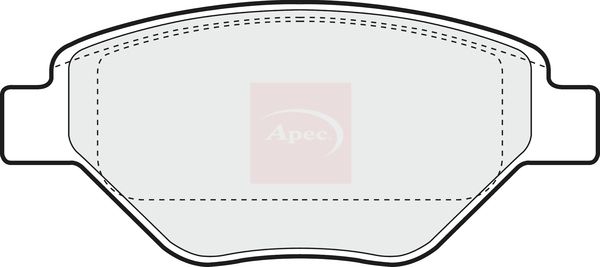 Apec PAD1305 Brake Pad Set, disc brake - 1