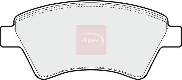 Apec PAD1306 Brake Pad Set, disc brake - 1