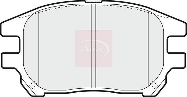 Apec PAD1307 Brake Pad Set, disc brake - 1