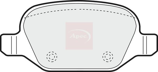 Apec PAD1309 Brake Pad Set, disc brake - 1