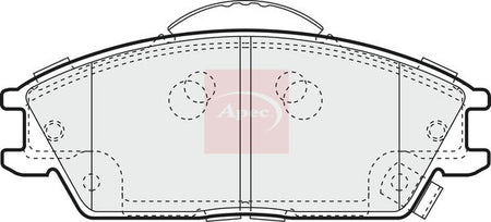 Apec PAD1310 Brake Pad Set, disc brake - 1
