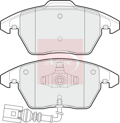 Apec PAD1313 Brake Pad Set, disc brake - 1