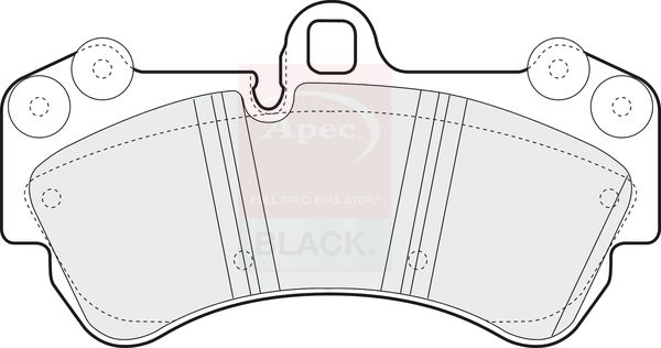 Apec PAD1314B Brake Pad Set, disc brake - 1