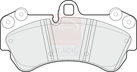 Apec PAD1314B Brake Pad Set, disc brake - 1