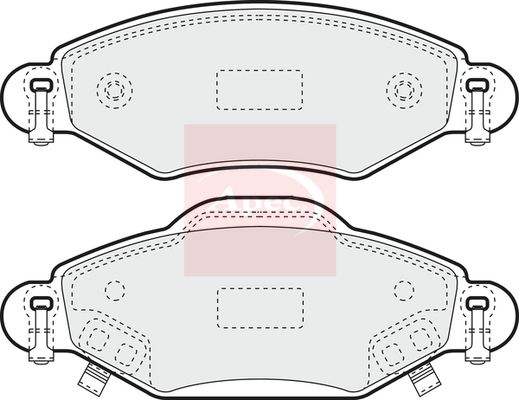 Apec PAD1315 Brake Pad Set, disc brake - 1