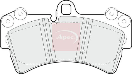 Apec PAD1317 Brake Pad Set, disc brake - 1