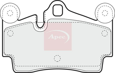 Apec PAD1318 Brake Pad Set, disc brake - 1