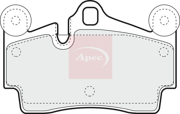 Apec PAD1318 Brake Pad Set, disc brake - 1